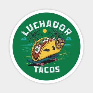 Luchador Tacos Magnet